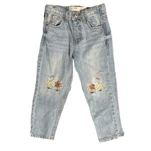 Denim co. Unicorn embroidered jeans 3-4 yrs